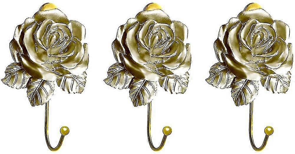 3 Pack Wall Mounted Coat Hooks, Decorative Hooks For Hanging Bathroom, Kitchen