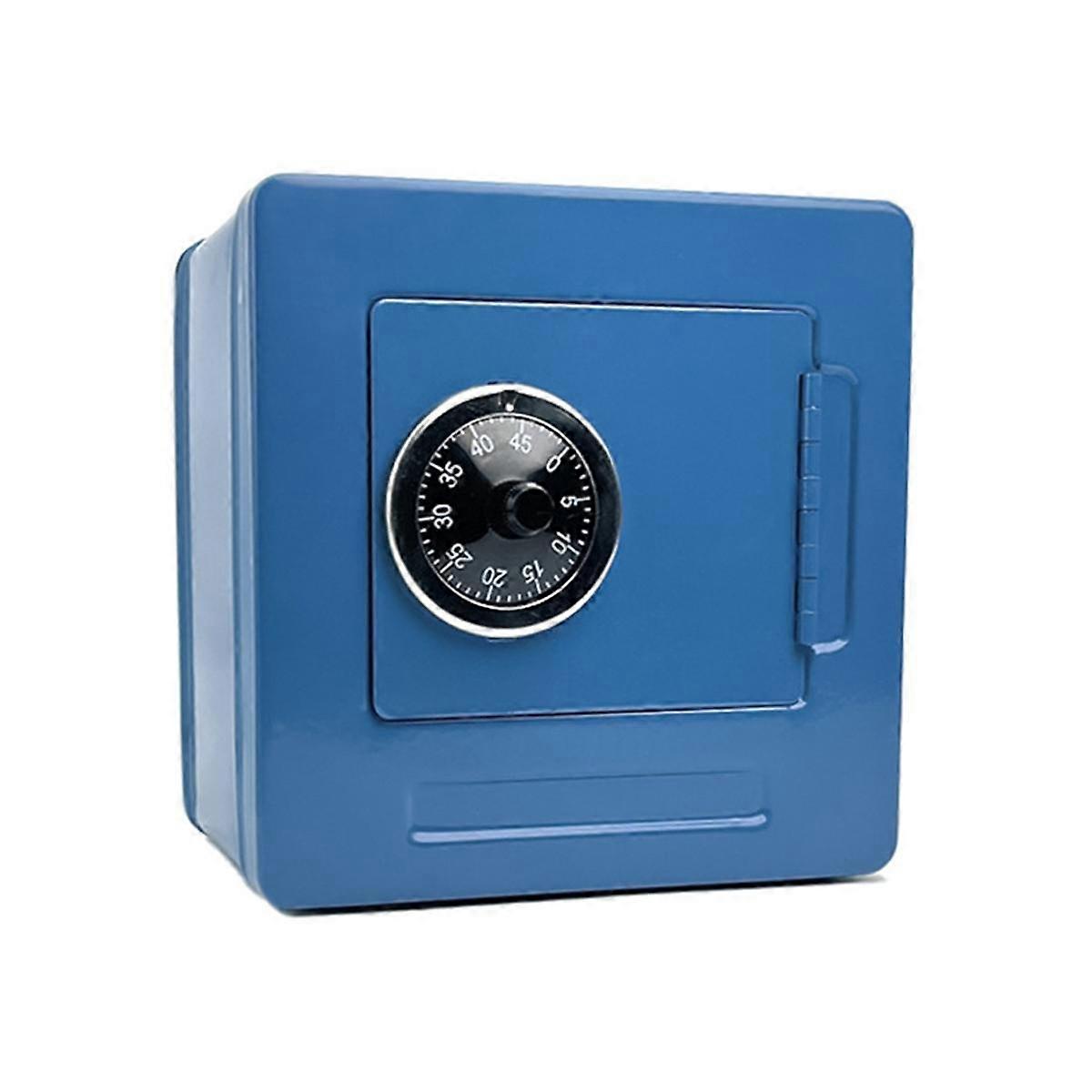 Piggy Bank Cash Coin Box ATM Bank Electronic Coin Piggy Bank with Password Coin Box,Storage Box Blu