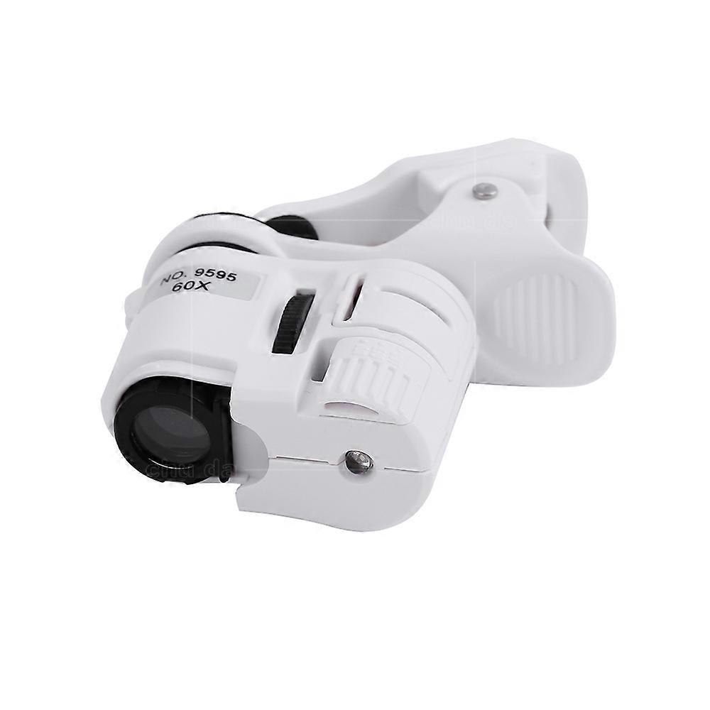 Cellphone Microscope Loupe Antiques with LED/UV Light 60x Camera Magnifier