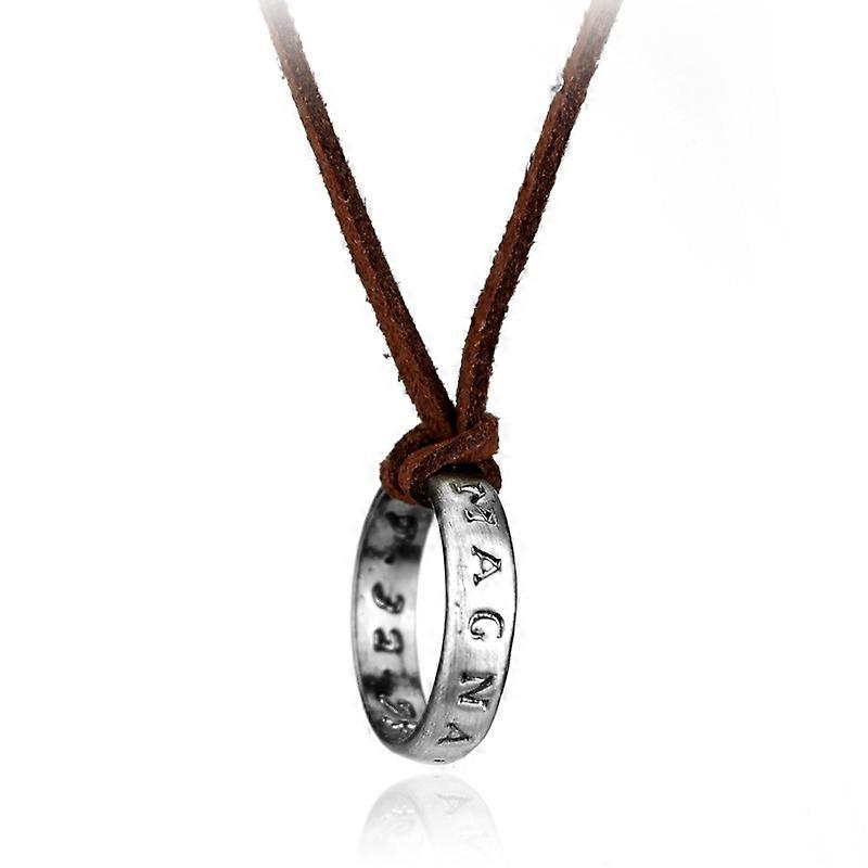 Non-mainstream Alloy Ring Pendant Necklace Ring Necklace