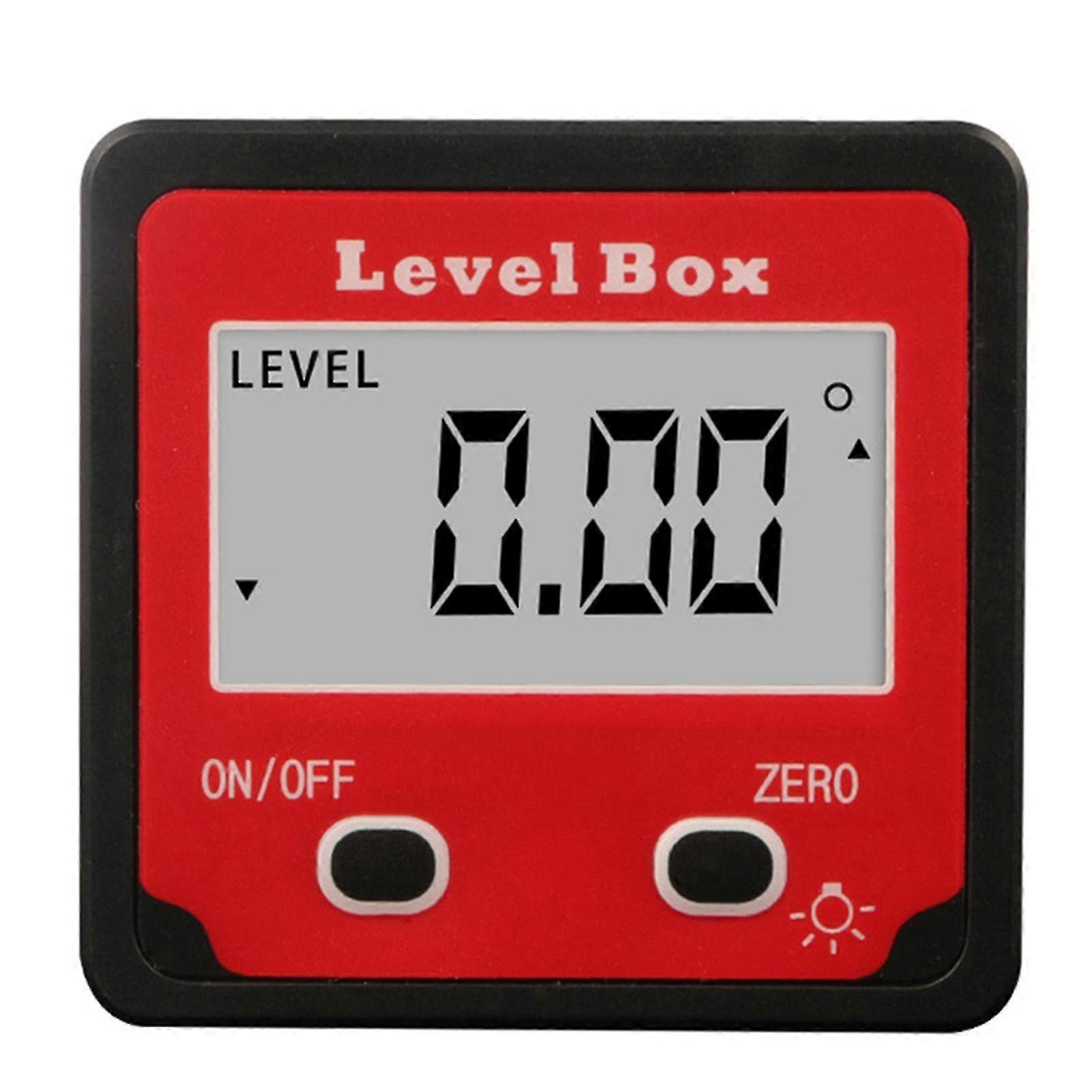 Niveau numérique Protractor Inclinomètre Mag-netic Level Angle Meter Angle Finder Level Box Angle Measuring Tool pour la menuiserie /