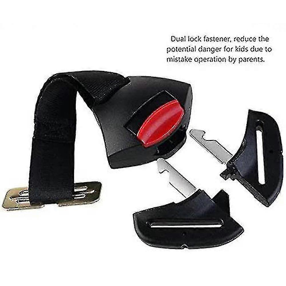 Car Seat Kids Baby Safety Buckle Fixed Lock Buckle With Seat Belt Clip Harness