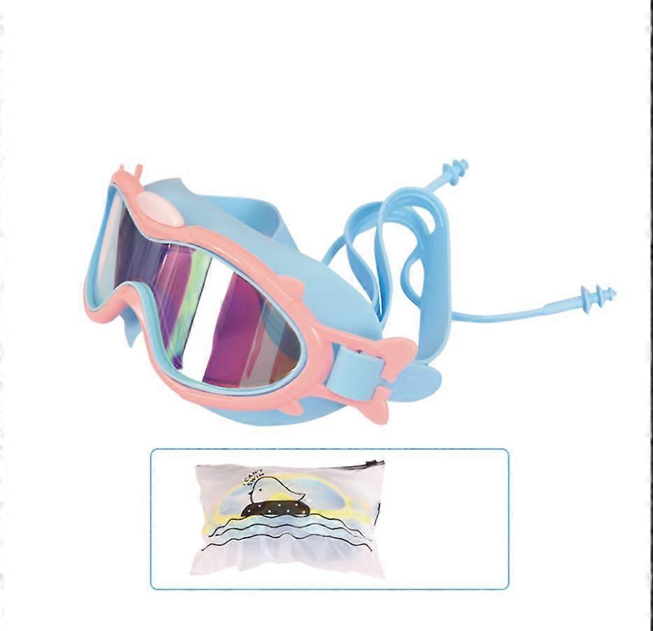 Goggles - Anti-fog Children's Swimming and Pool Goggles3 - 16 years old16.5*6*5.5cmPowder blue