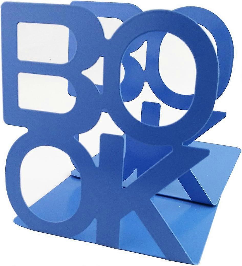 Blue Non-Slip Bookends Bookends Bookends for Home, Office, Kitchen