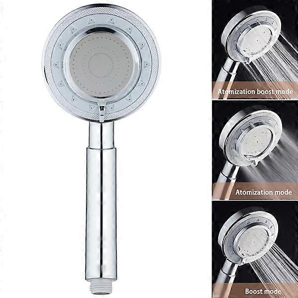 Universal Hand Held High-pressure 3 Spray Modes ABSWater-Saving Shower Head