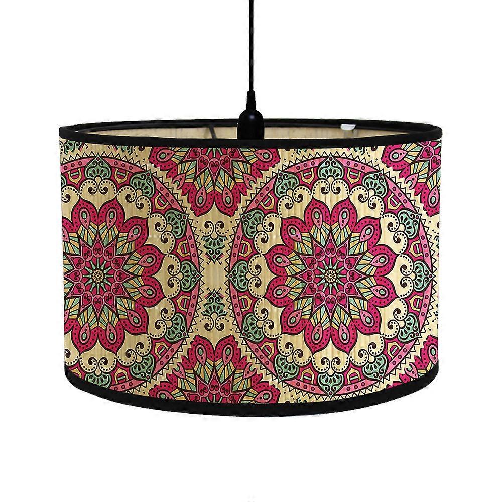 William Morris Lampshade Handmade In Strawberry Thief Minor Red Fabric