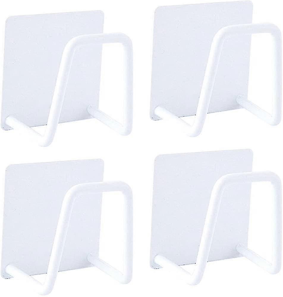 4pcs Generic Self-adhesive Sponge Holder - Kitchen Sponge Holder - For Putting Dishwhite