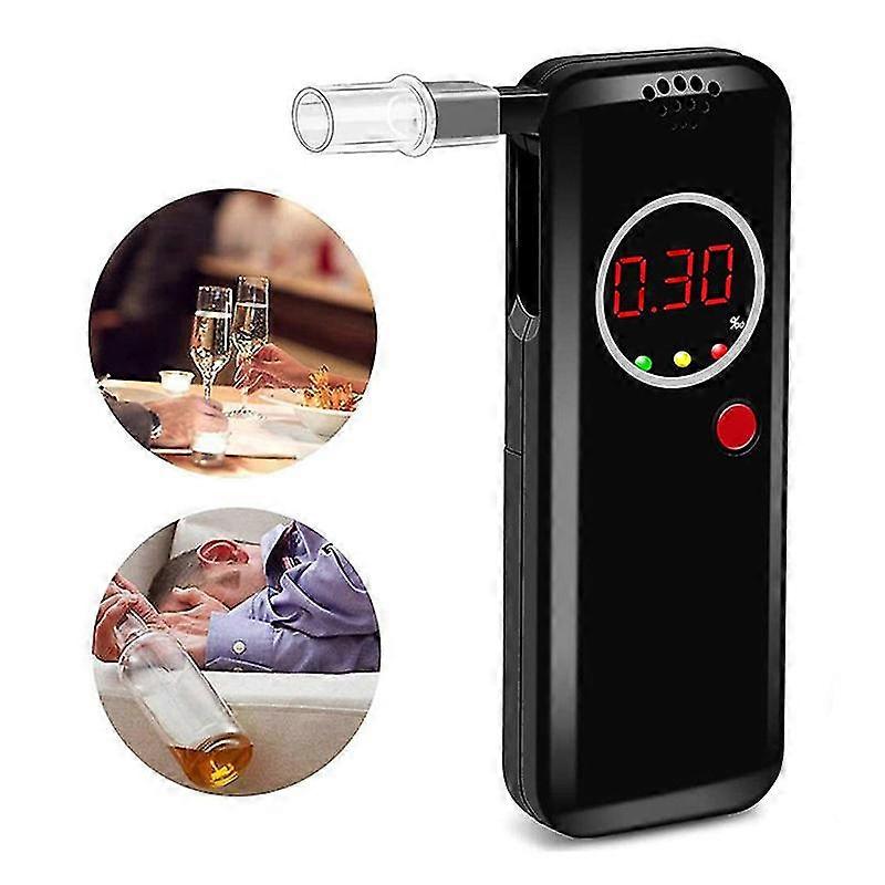 Breath Analyzer, Portable Alcohol Breath Tester With 3 Led Display Digital Indications For Ketogenic Diet Testing