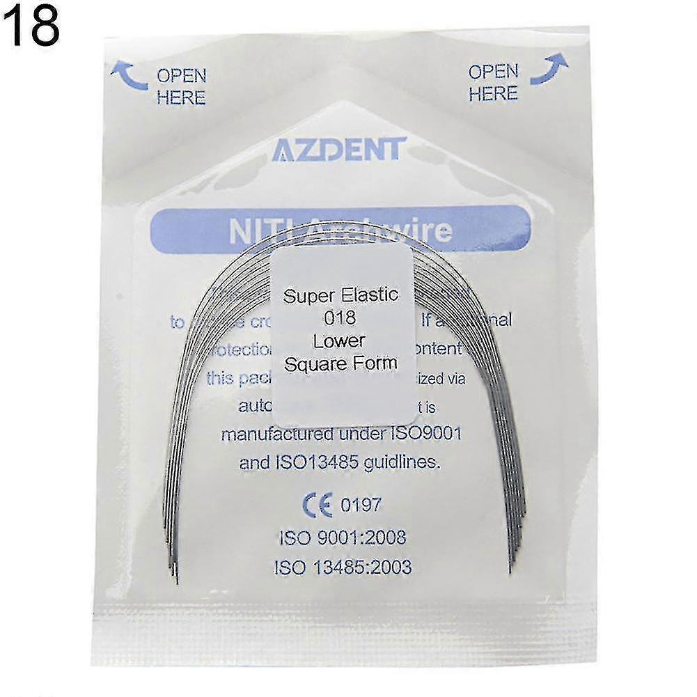 10 buc Usd Ortodontie Dentara Nitinol Square Round Arch Fire