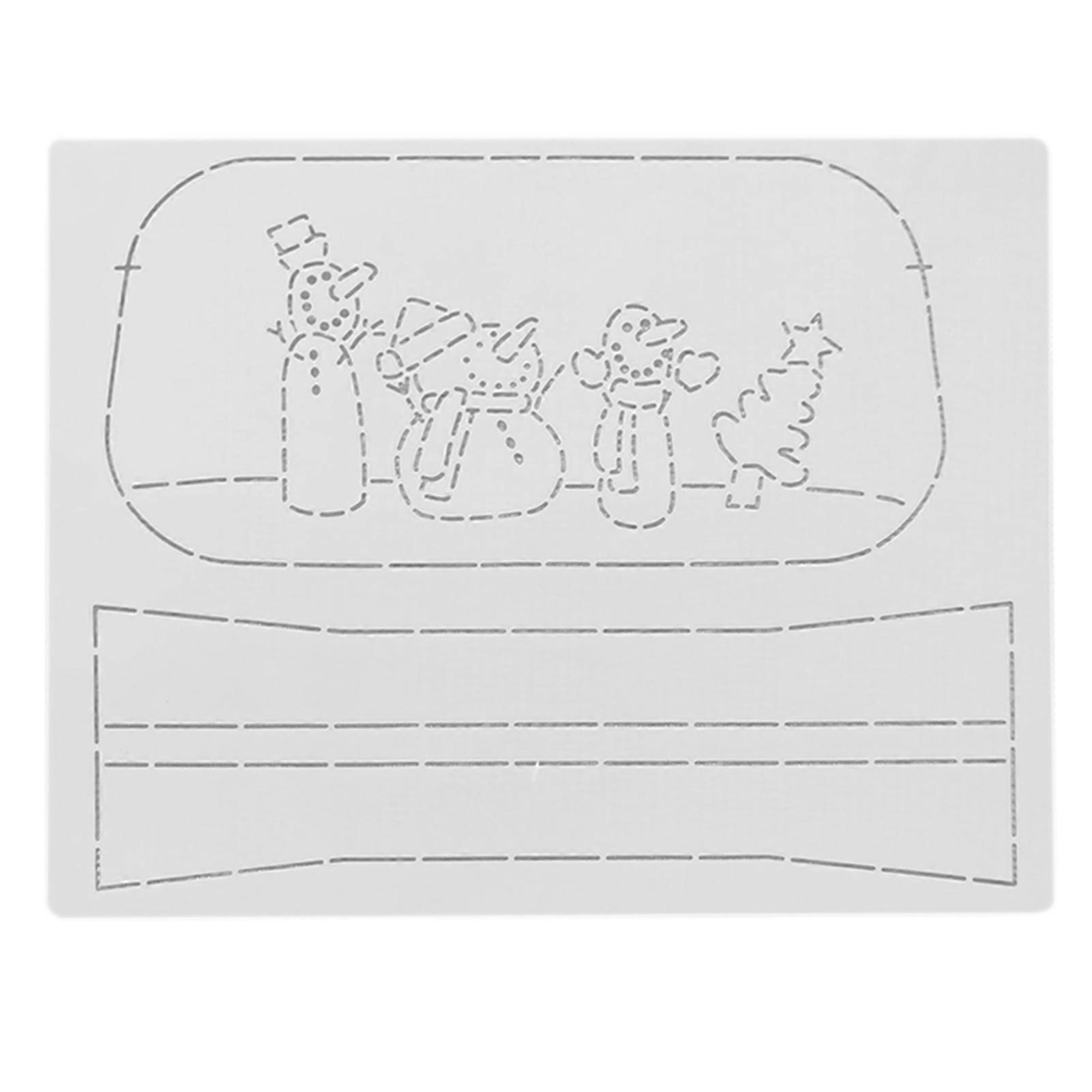 Plastic Stencil for DIY Patchworks Sewing Multifunctional Sewing Patchworks Template Professional DIY Sewing Tools