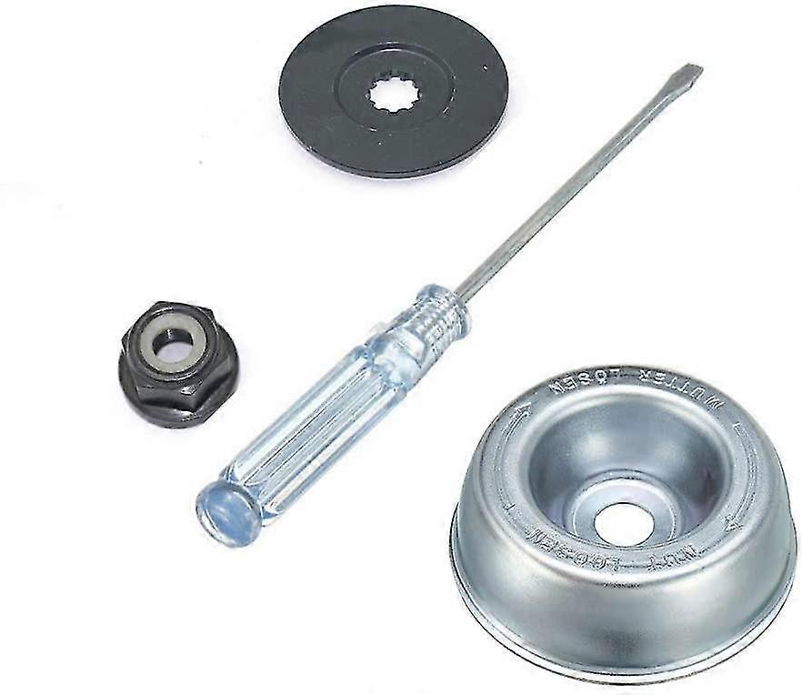 Gardening Machine Lawnmower Stihl Blade Adapter Kit-thrust Washer, Rider Plate, Collar Nut, Maintenance Screwdriver, Blade Adapter Attachment Maintena