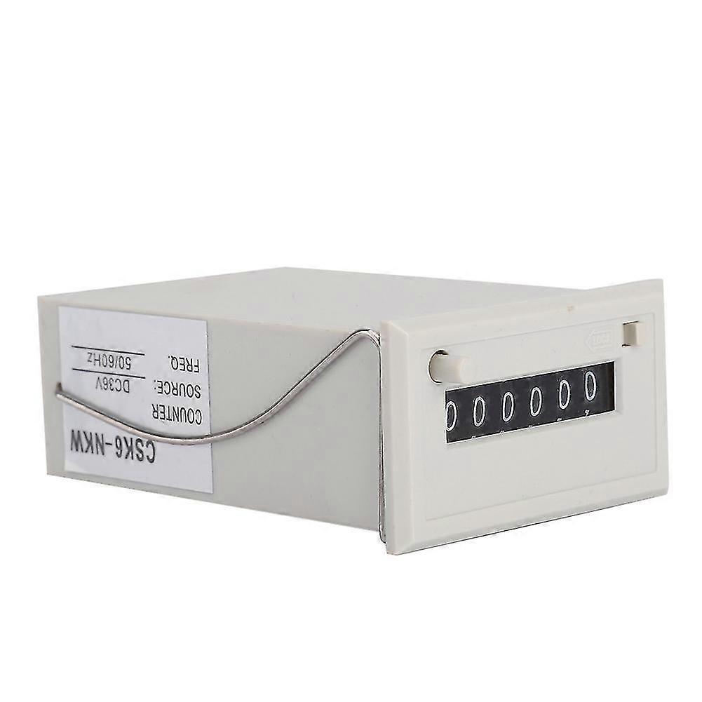 6 Digit DC 36V Electronic Pulse Counter CSK6-NKW Electromagnetic