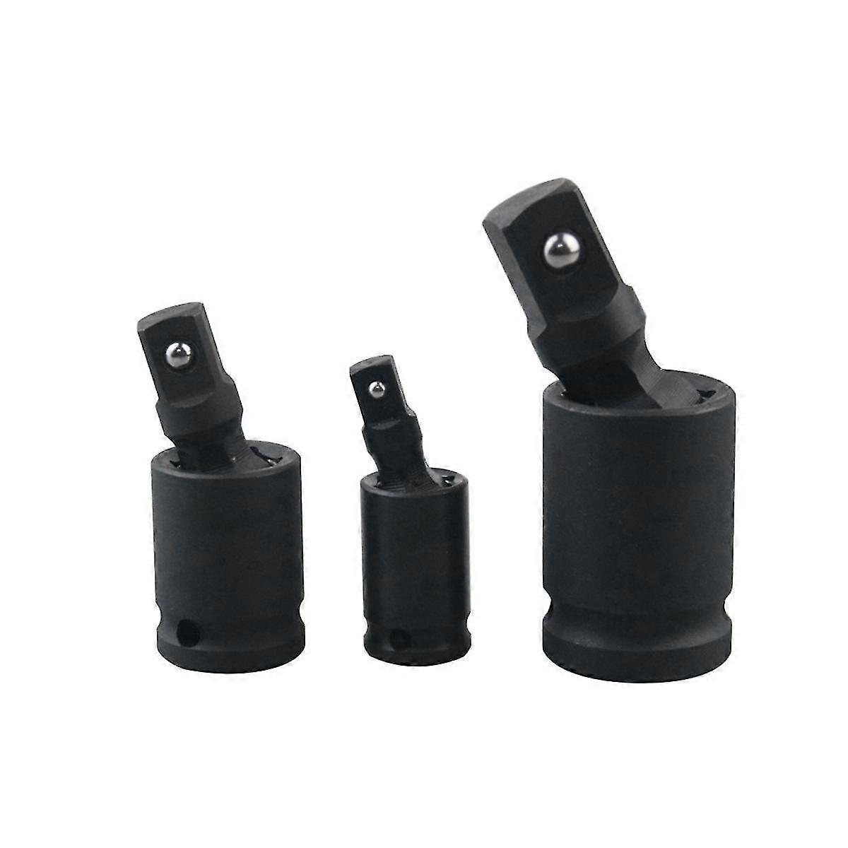 3-piece 360-degree Rotating Universal Joint Socket Adapter Wrench Socket Accessory Set