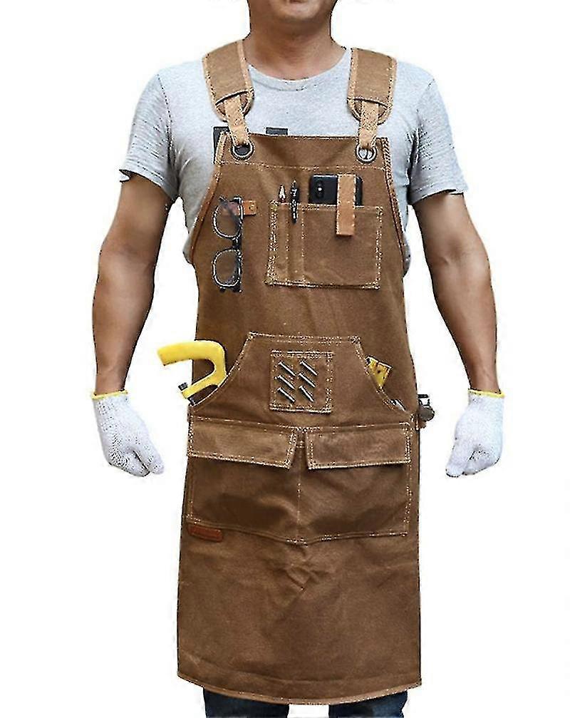 Woodworking Aprons For Men, Gift For Woodworker, With 9 Tool Pockets