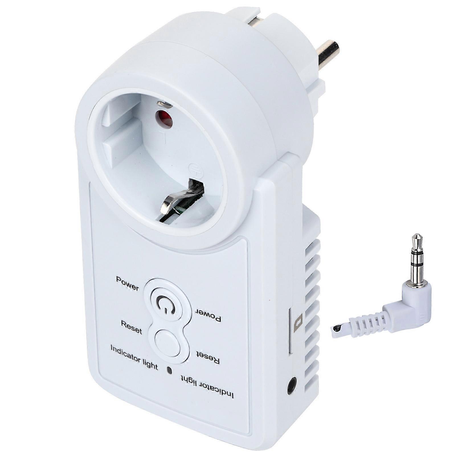 Smart GSM Power Outlet Plug Socket with Temperature Sensor SMS Command Control(English Version)