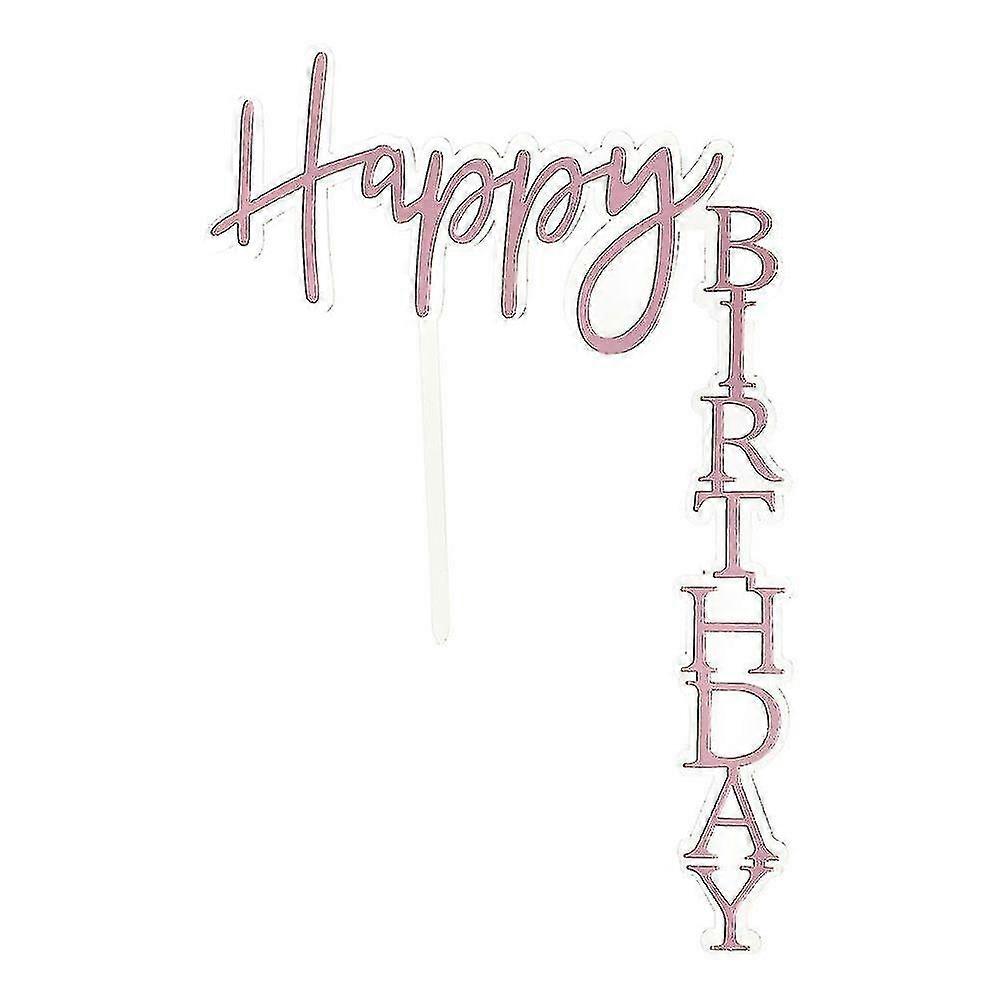 1pcs Colored Cake Topper Decorating Tool Desserts Topper Cake Insert Wedding