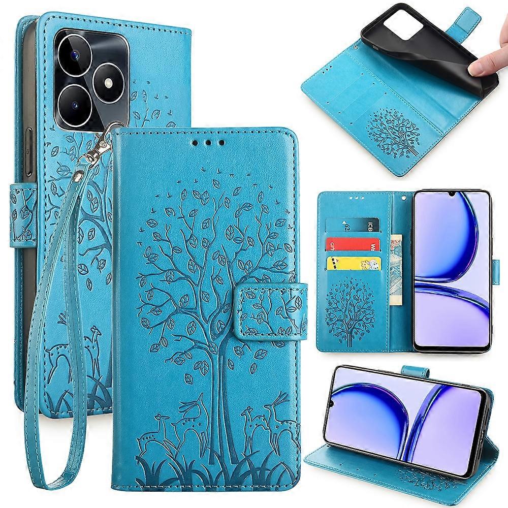 Tree & Deer Embossed Case For Realme C53 4G / Narzo N53 4G