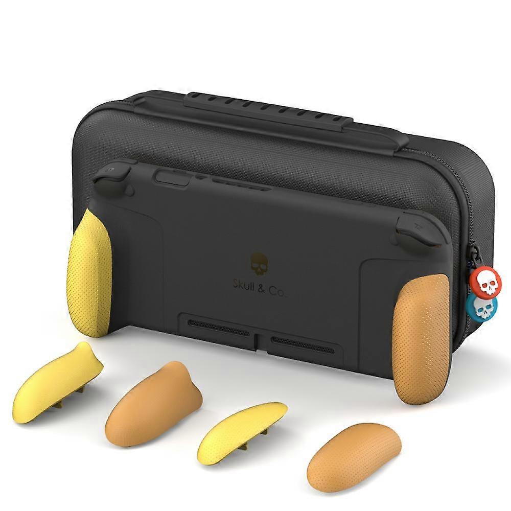 Skull & Co. GripCase with Replaceable Grips Protective Case Cover MaxCarry Case Storage Bag for Nintendo Switch