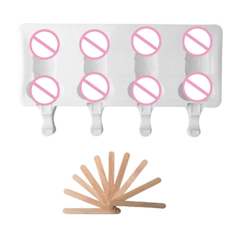 Eco-Friendly Popsicles Mold Dessert Freezer Juice Ice Cube Tray Maker Mold