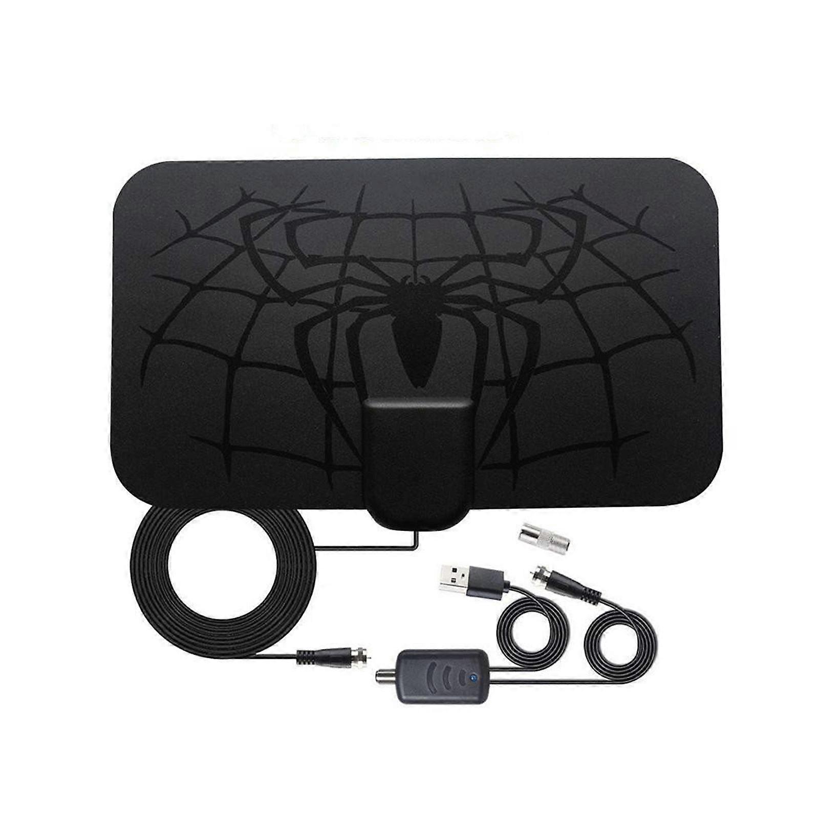Spider pattern new HDTV cable antenna 4K (can be used worldwide)