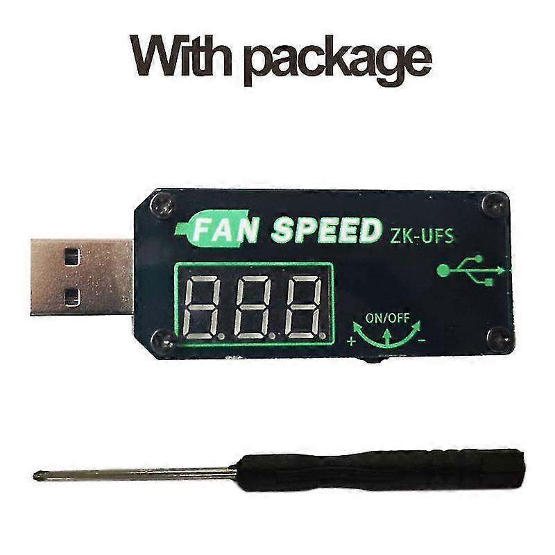 2023 New 5v 5w Usb Fan Governor Speed Controller Adjuster Timer Led Dimming Module Voltage Adjustable Cooling With Shell Office Car Dormitory
