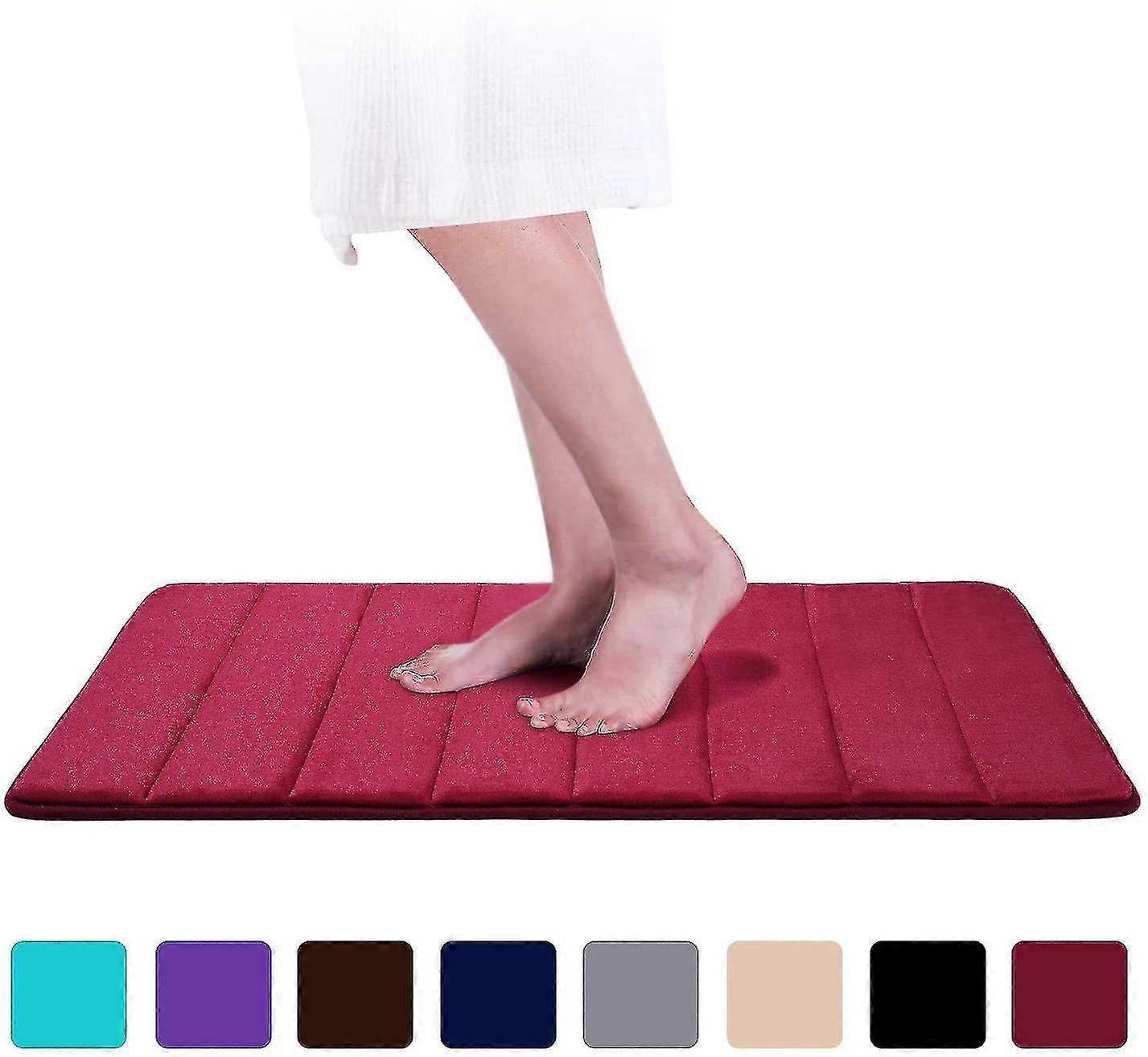 Bath Bath Rug Absorbent Non-slip Bath Mat Washable Bath Mat