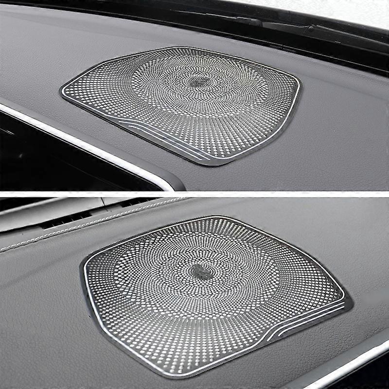 Dashboard Loudspeaker Cover Stickers Trim Accessories LHD For Mercedes Benz W205 GLC C Class C180 C200 Car Styling Audio Speaker