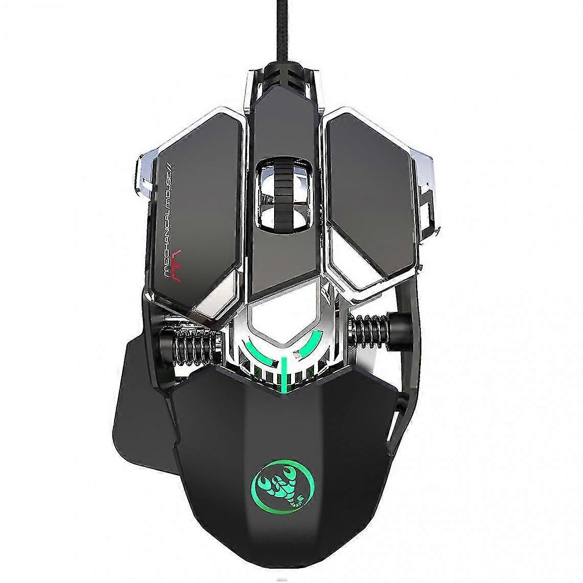 Game Mechanically Defined Usb Wired 6400 Dpi Adjustable Pc Gaming Mouse 9 Buttons Programming Super Mouse Ergonomics | Mouse