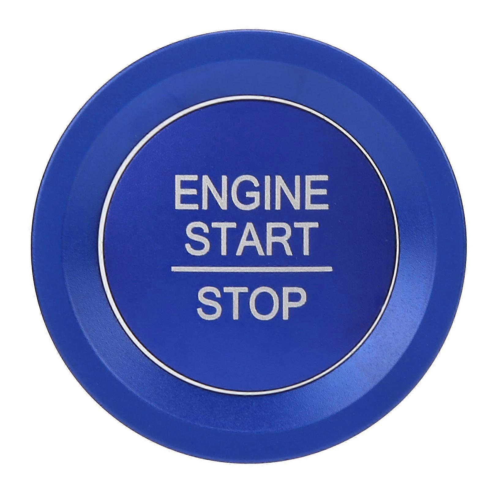 2024 Engine Ignition Start Stop Button Cover Ring Blue Replacement for Honda Fit New 4 Generation 2021