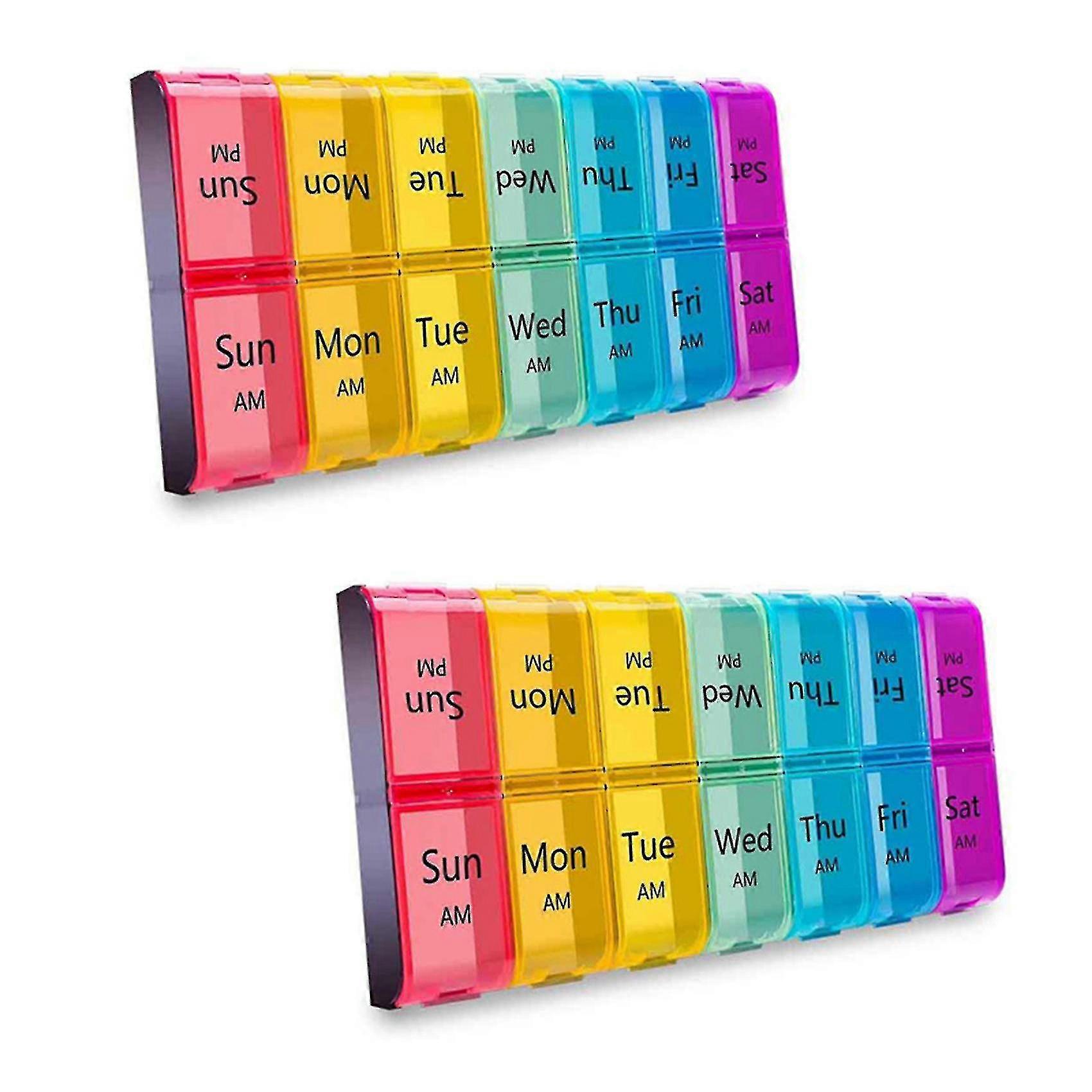 2 Times A Day Weekly Extra Large Pill Organizer