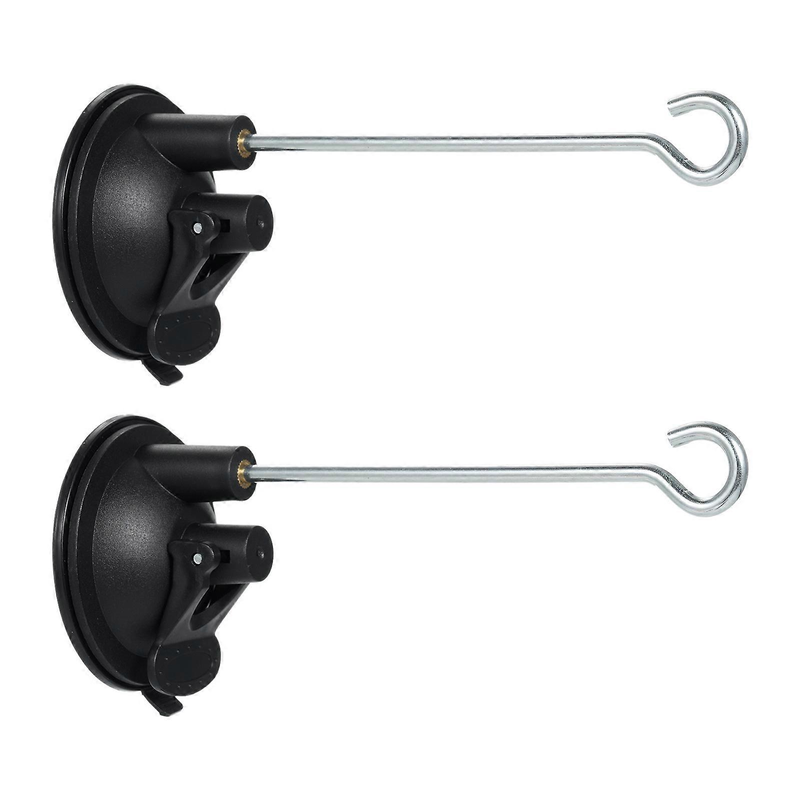 2 Pack Window Suction Cup Hanger for Bird Feeders and Wind Chimes and Plant Bird Feeder Hook with Strong Suction Cup