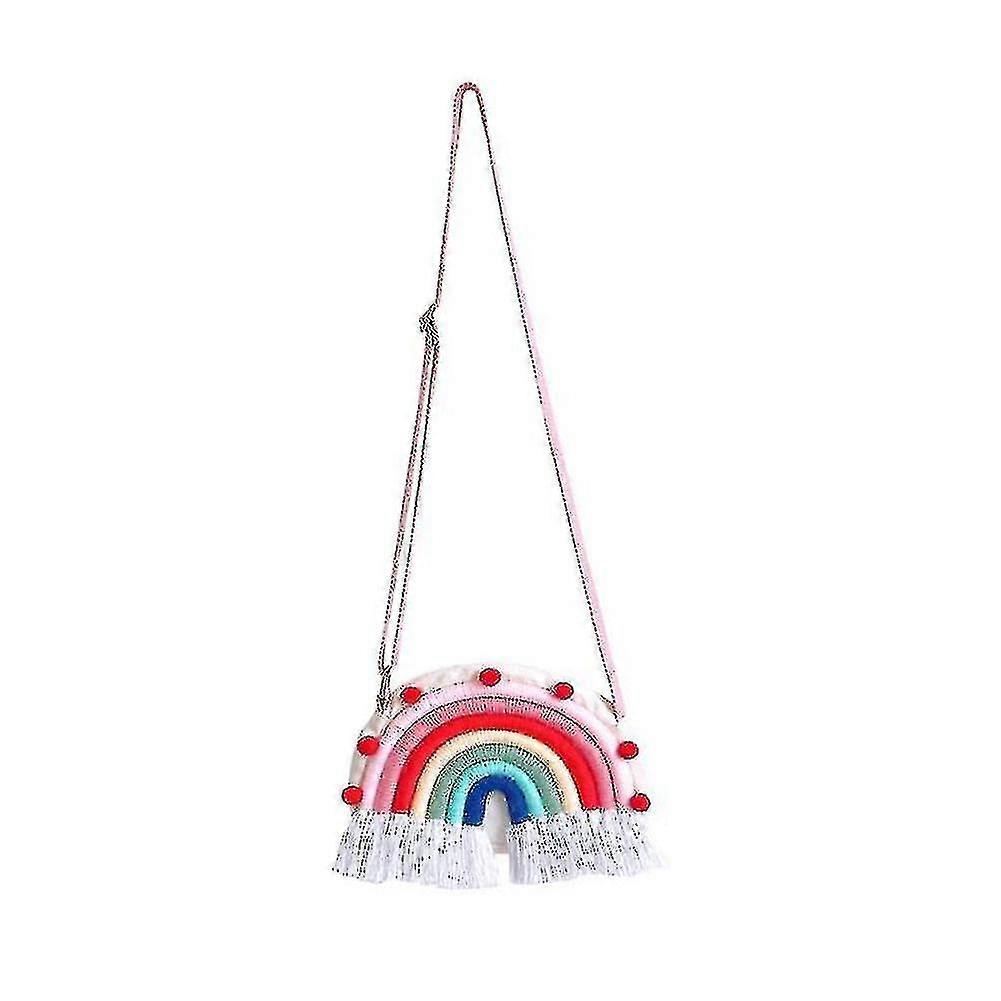 Wall Hanging Storage Bag Children's Rainbow Backpack Home , Type 2