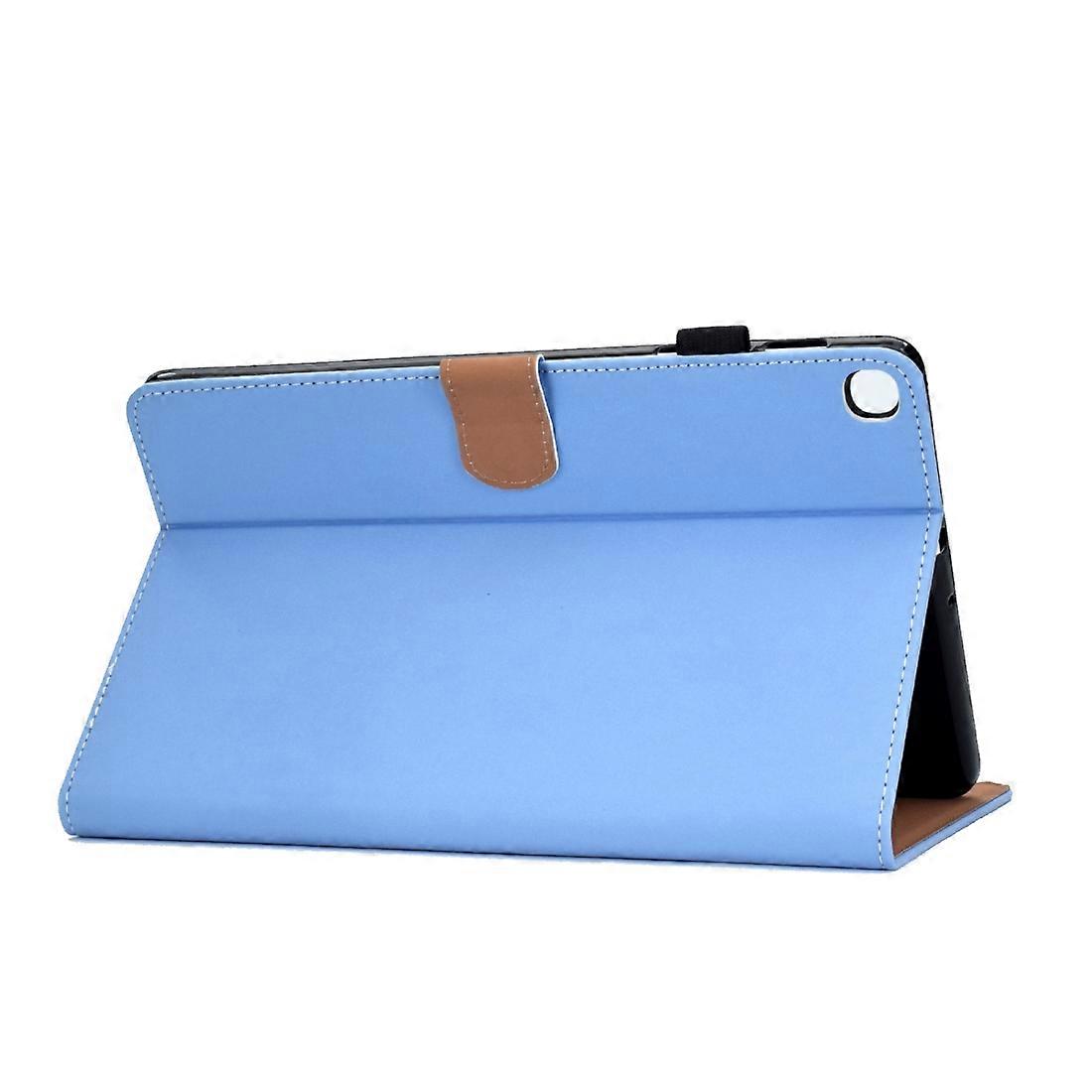 For Galaxy Tab S6 Lite Sewing Thread Leather Case