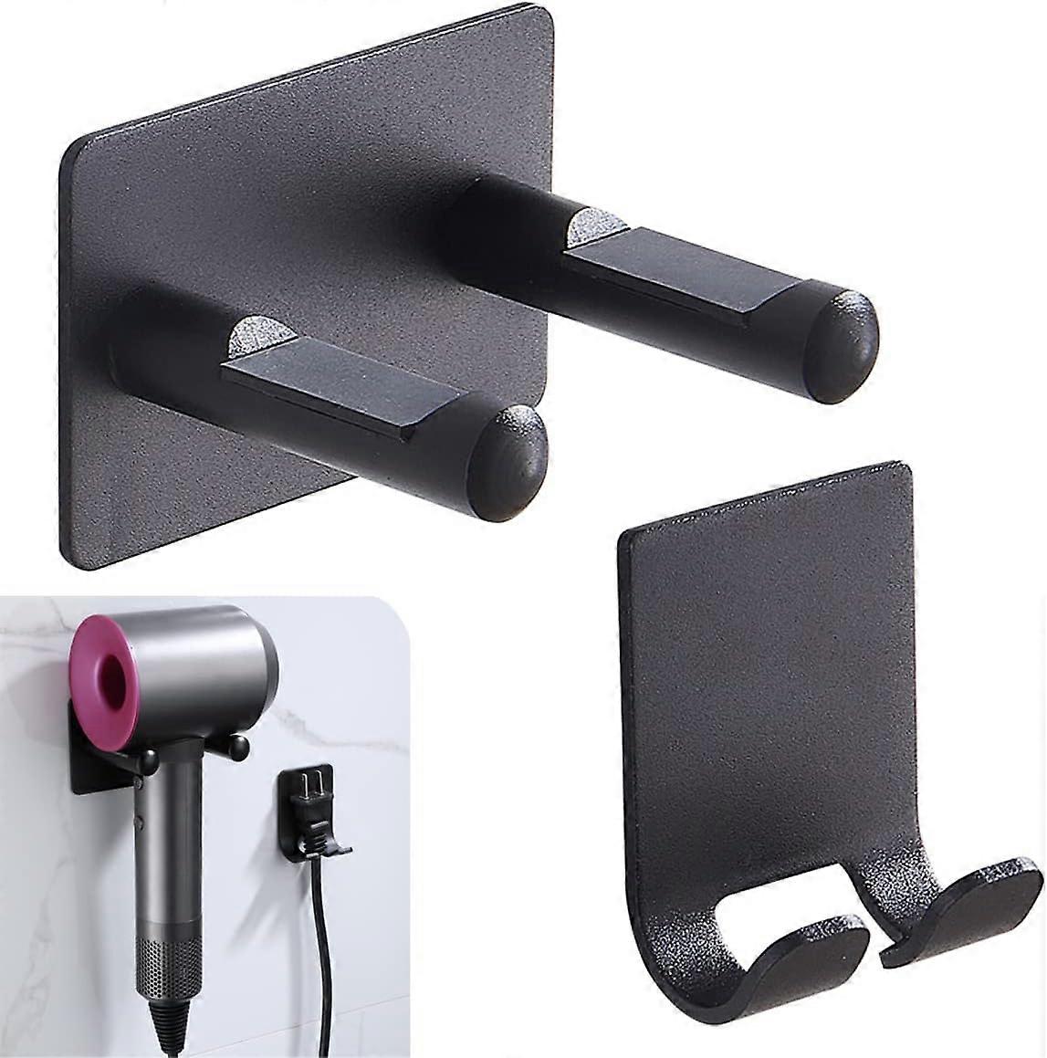 Hair Dryer Bracket Wall Mount Bracket Aluminum with Dyson Plug Bracket