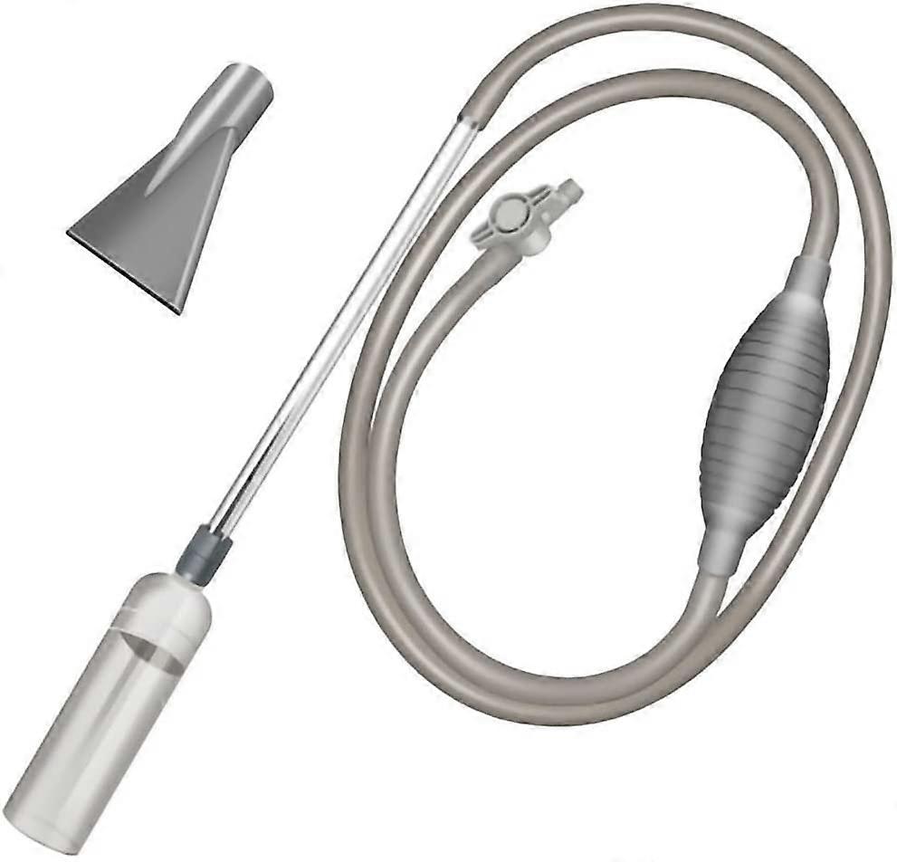 Aquarium Water Change with Extra Nozzles 2.6m, Variable Flow and Adjustable Flow Vacuum Siphon Pump