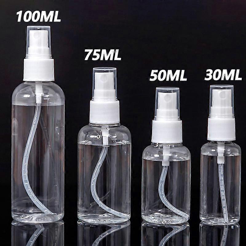 3pcs/Pack Large Spray Bottle 30ml 100ml Mist Spray Pump Travel Portable Refillable Perfume Empty Cosmetics Bottle With Sprayer