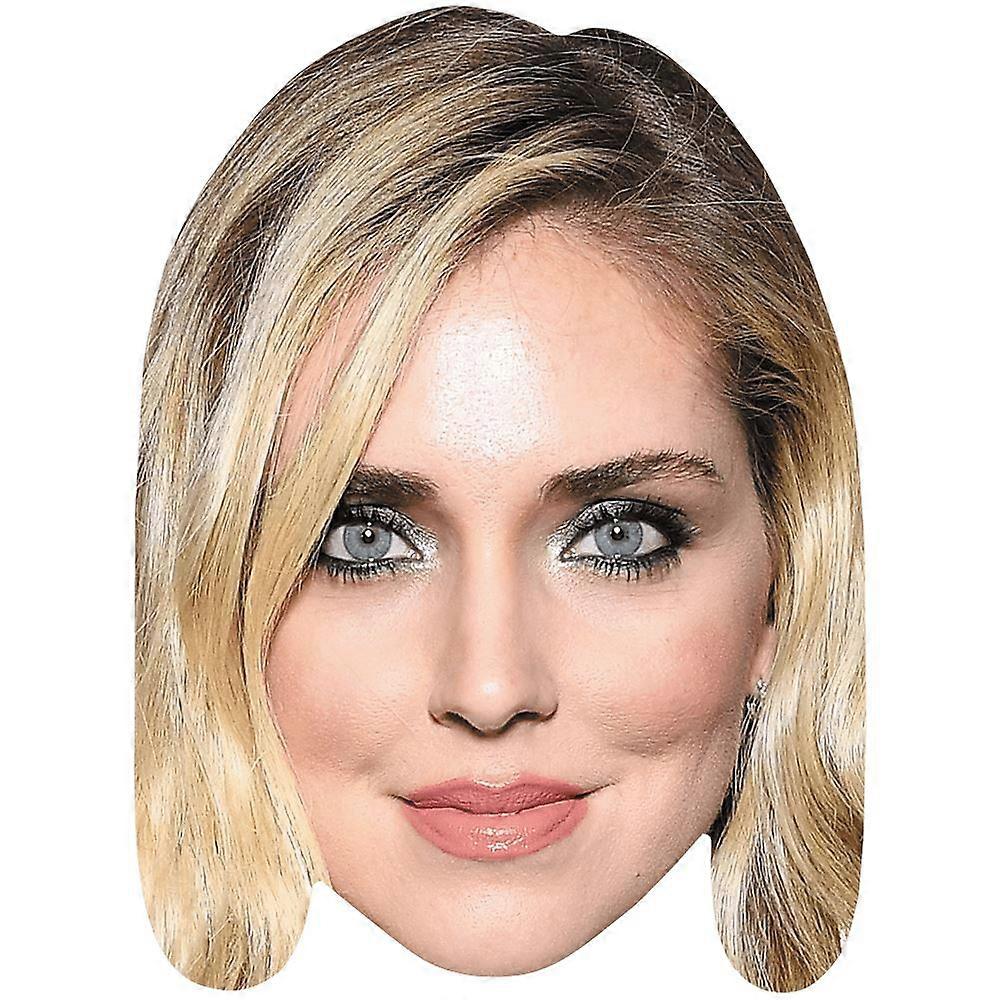 Chiara Ferragni (Smile) Celebrity Mask, Flat Card Face
