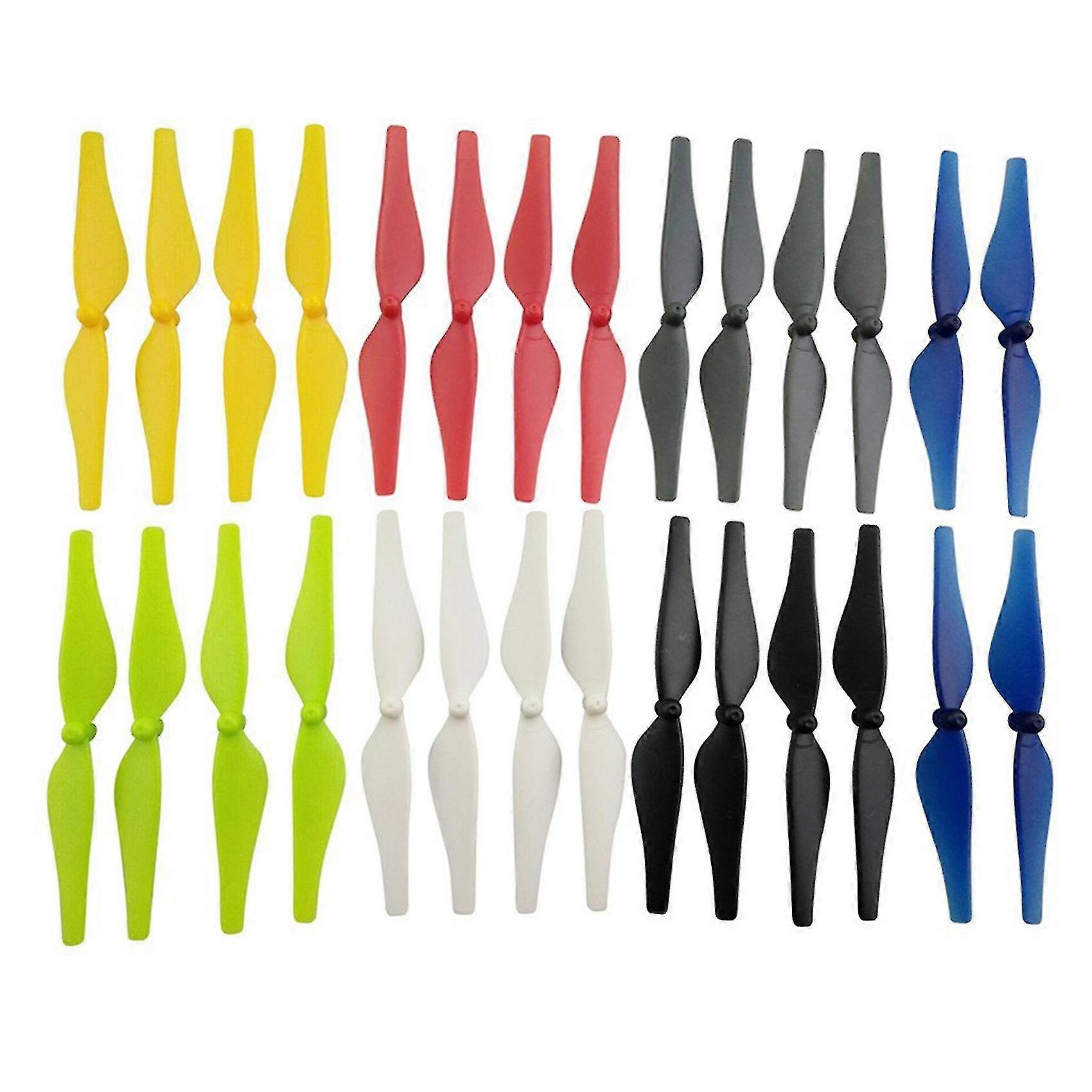 28pcs / 7 colores Set Ccw Quick Release Drone Propellers para Tello Mini Drone Propeller Props Spare Pa