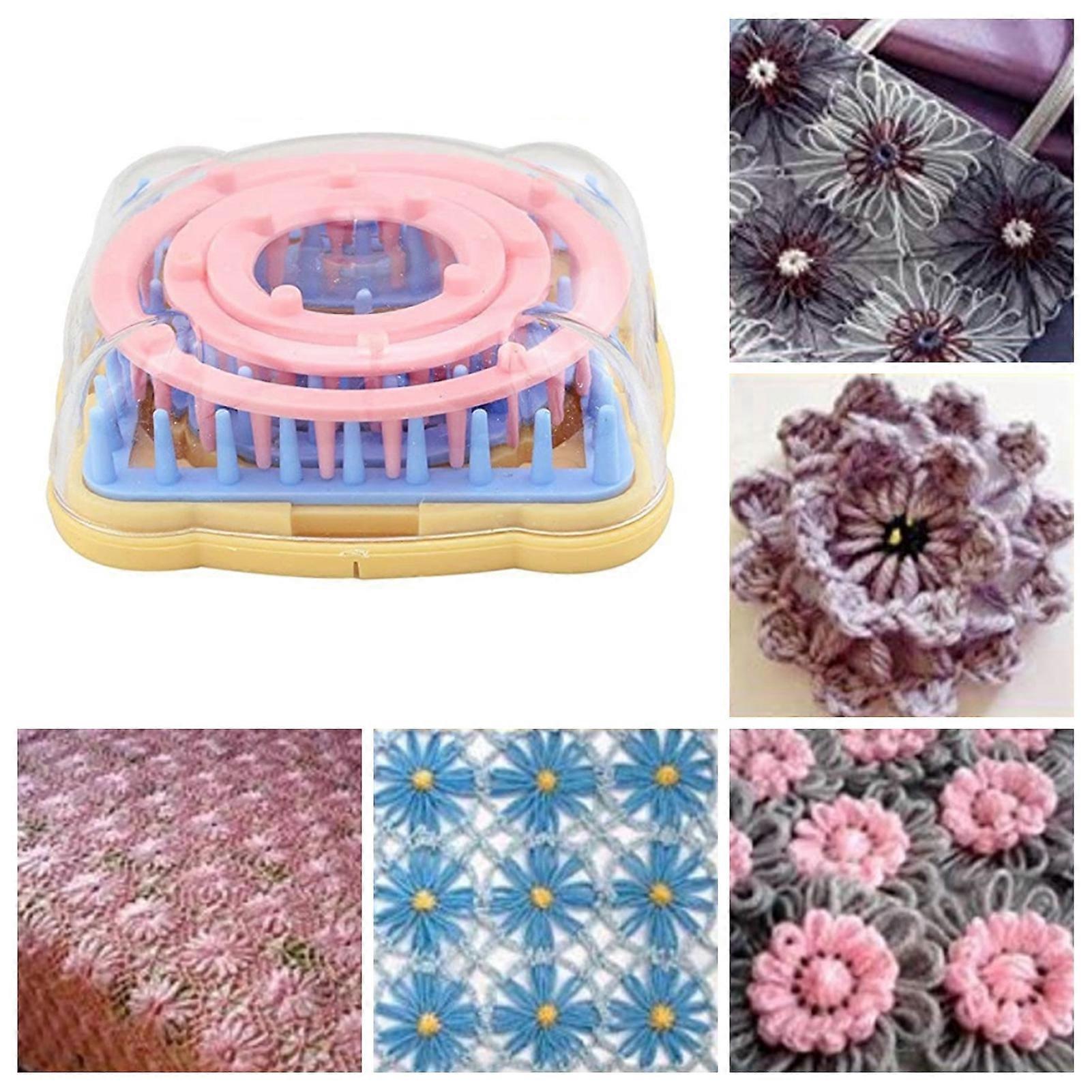 Flower Knitting Loom Convenient Compact Practical Flower Maker Weaver Tool Home Supply mengxi