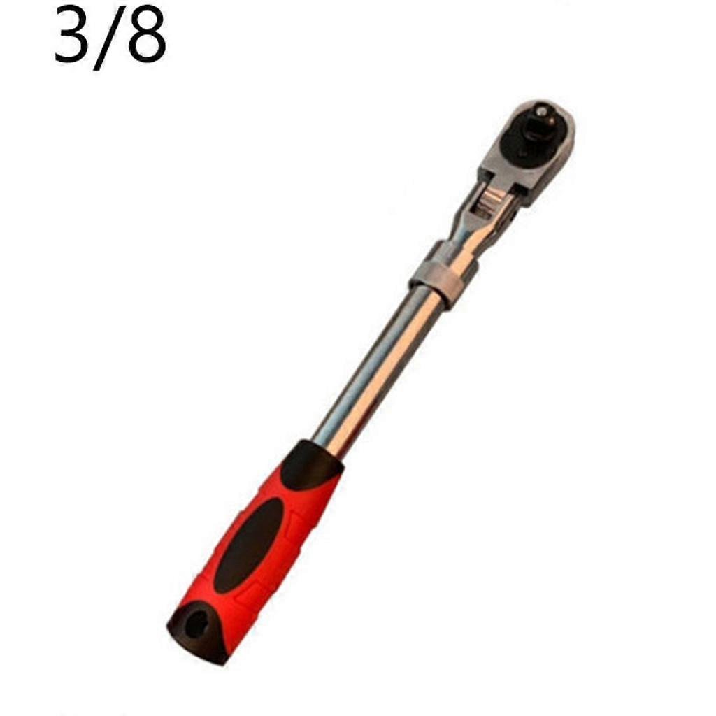 Extendable Ratchet 1/4" 3/8" 1/2-Inch Drive Socket Wrench 72-Tooth Spanner