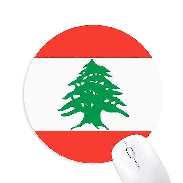 Libanon National Flag Asien Land Musemåtte