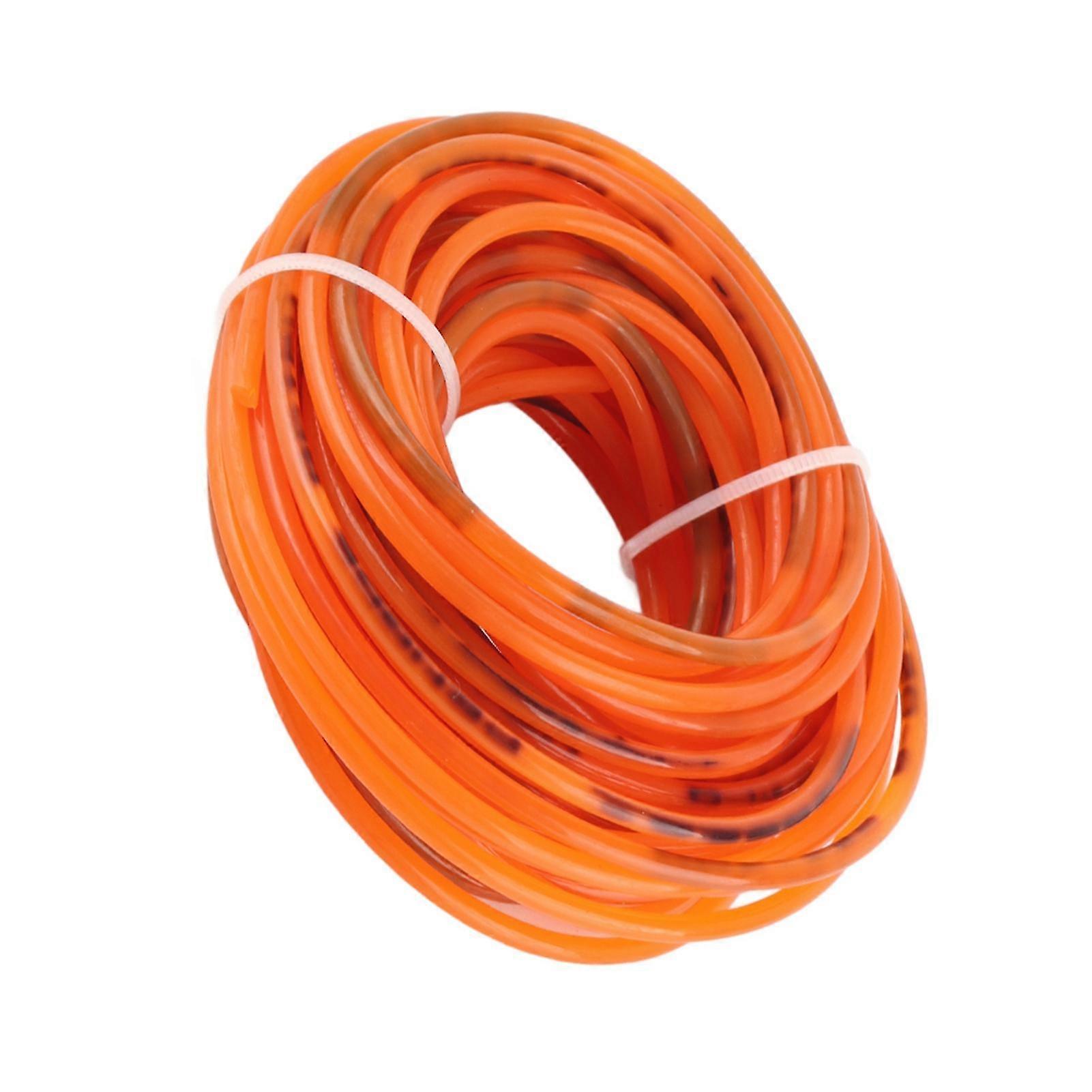 3mm*10m Orange PU Polyurethane Smooth Surface Round Belt for Drive Transmission