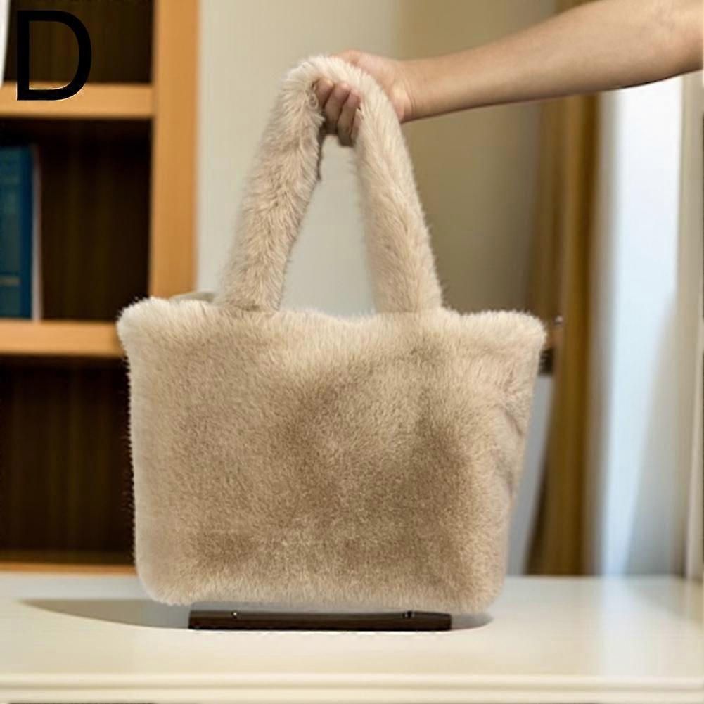 Large Capacity Fluffy Plush Shoulder Bag