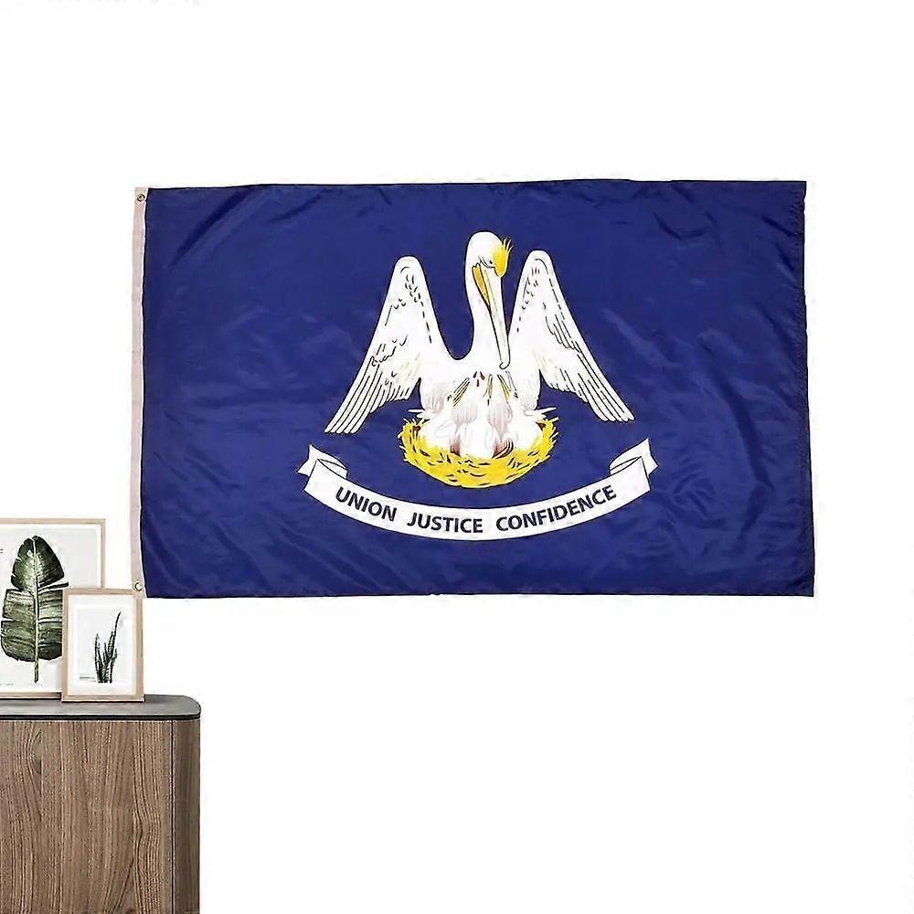 State Flag For Wall Embroidered Sewn Large Flag Polyester With Brass Grommets Fade Proof Garden Decorations