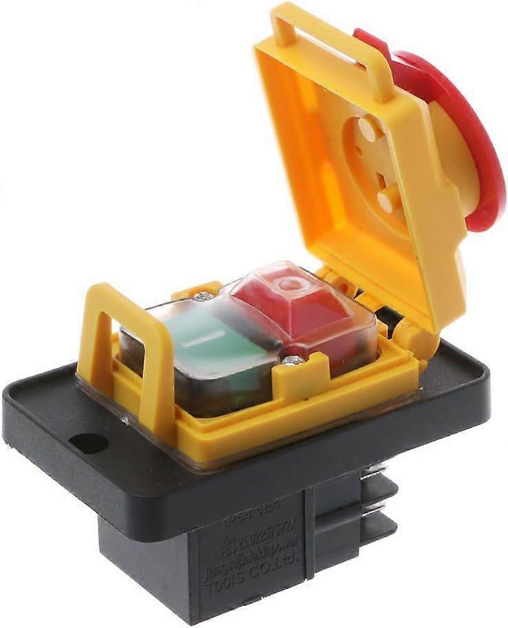 Bouton d'arrt d'urgence de commutateur lectromagntique de machine de dcoupe, commutateur de bouton de libration de tension adapt  la salle d'outils