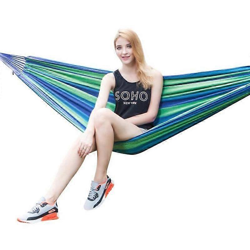 2 Person Sailcloth Hammock 200kg - Blue - EPE TOP