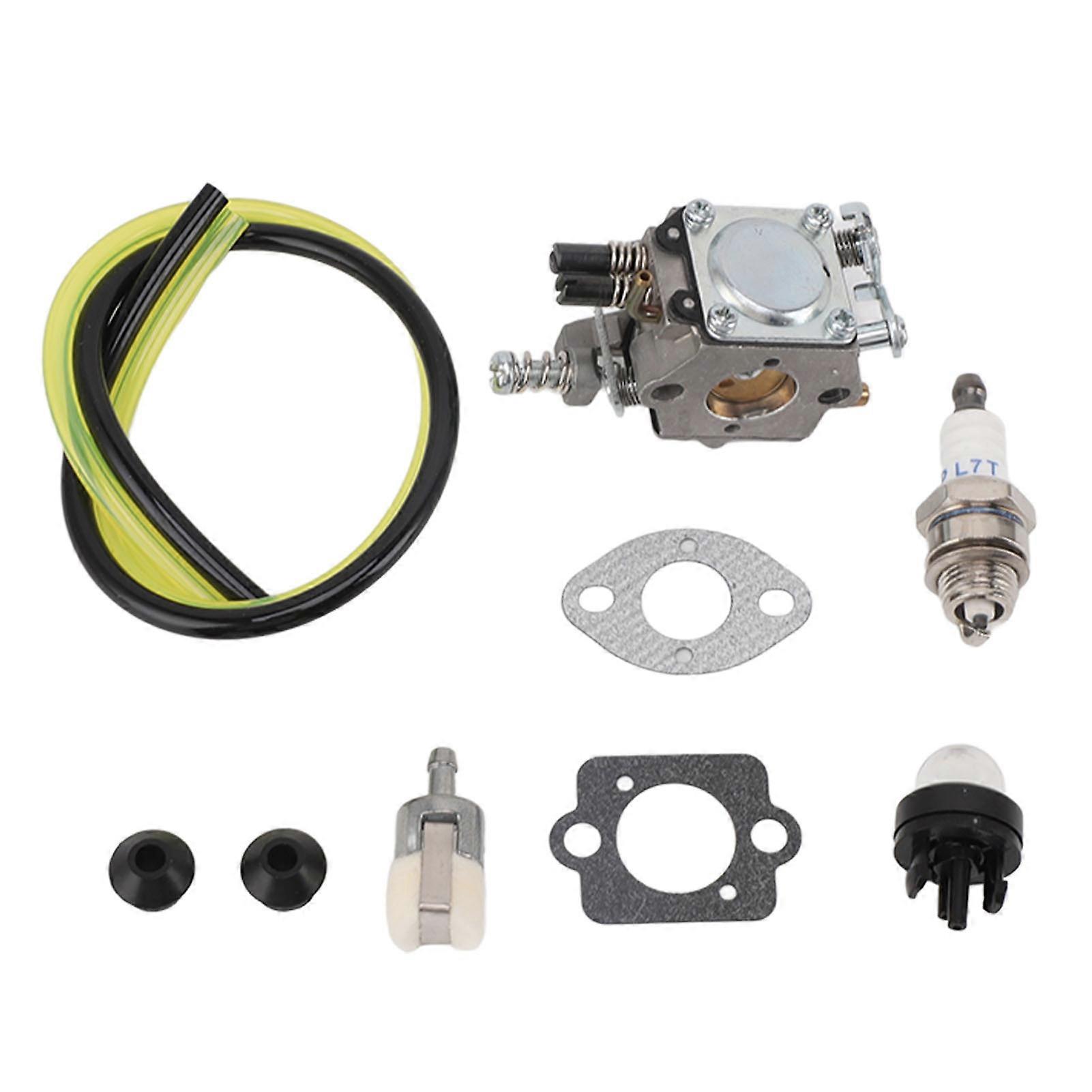Carburetor Tune Up Kit for WT 946 CS 310 Chainsaw with Pipe, Paper Pad & Spark Plug