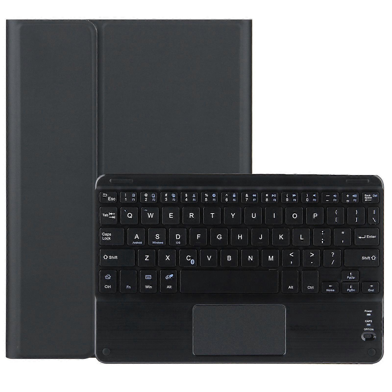 M10-C 2 in 1 abnehmbare Bluetooth-Tastatur + Tablet-Hülle aus Leder mit Touchpad und Halterung für Lenovo Tab M10 TB-X505X