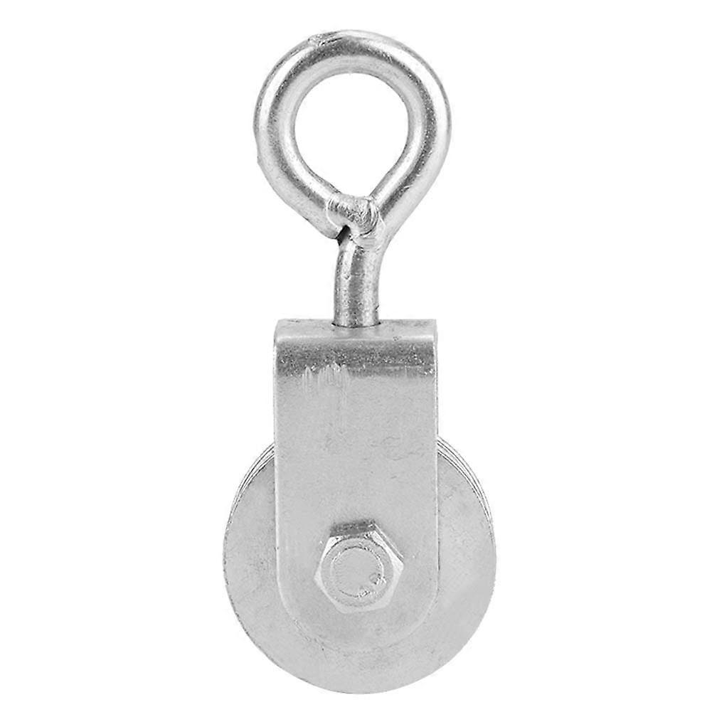 0,3 TonnenLoading Single Pulley Block Schwenkrollen Hubrad für Drahtseil (#01)