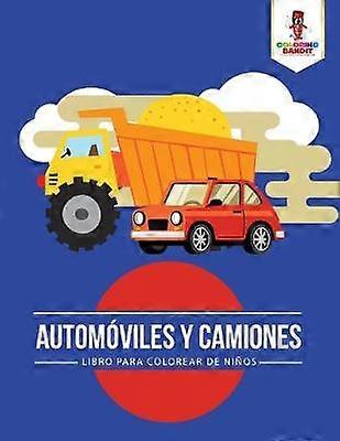 Automviles Y Camiones Libro Para Colorear De Nios